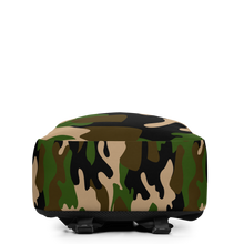 Load image into Gallery viewer, World Traveler Camo Afro-Vegan Backpack
