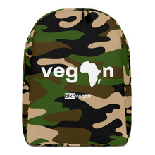 Load image into Gallery viewer, World Traveler Camo Afro-Vegan Backpack
