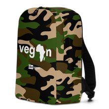 Load image into Gallery viewer, World Traveler Camo Afro-Vegan Backpack