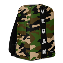 Load image into Gallery viewer, Camo Vegan Backpack (BLK Stripe)