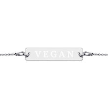 Load image into Gallery viewer, VEGAN engraved bracelet