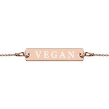 Load image into Gallery viewer, VEGAN engraved bracelet