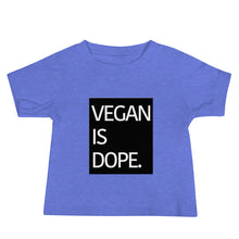 Load image into Gallery viewer, VEGAN IS DOPE baby jersey short sleeve t-shirt