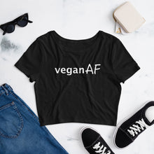 Load image into Gallery viewer, vegan af crop top