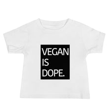 Load image into Gallery viewer, VEGAN IS DOPE baby jersey short sleeve t-shirt