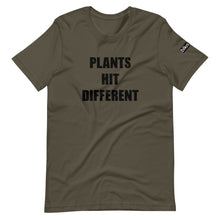 Load image into Gallery viewer, plants hit different t-shirt