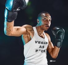 Load image into Gallery viewer, vegan as fck (mens) tank
