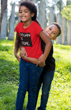 Load image into Gallery viewer, VEGAN IS DOPE youth short sleeve t-shirt