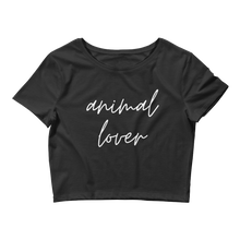 Load image into Gallery viewer, animal lover crop top