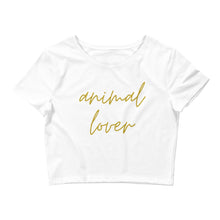 Load image into Gallery viewer, animal lover crop top