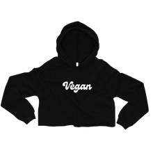 Load image into Gallery viewer, retro vegan crop hoodie