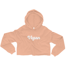 Load image into Gallery viewer, retro vegan crop hoodie