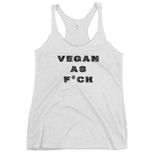 Load image into Gallery viewer, vegan as fck (women's) racerback tank