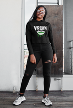 Load image into Gallery viewer, vegan treats crop hoodie
