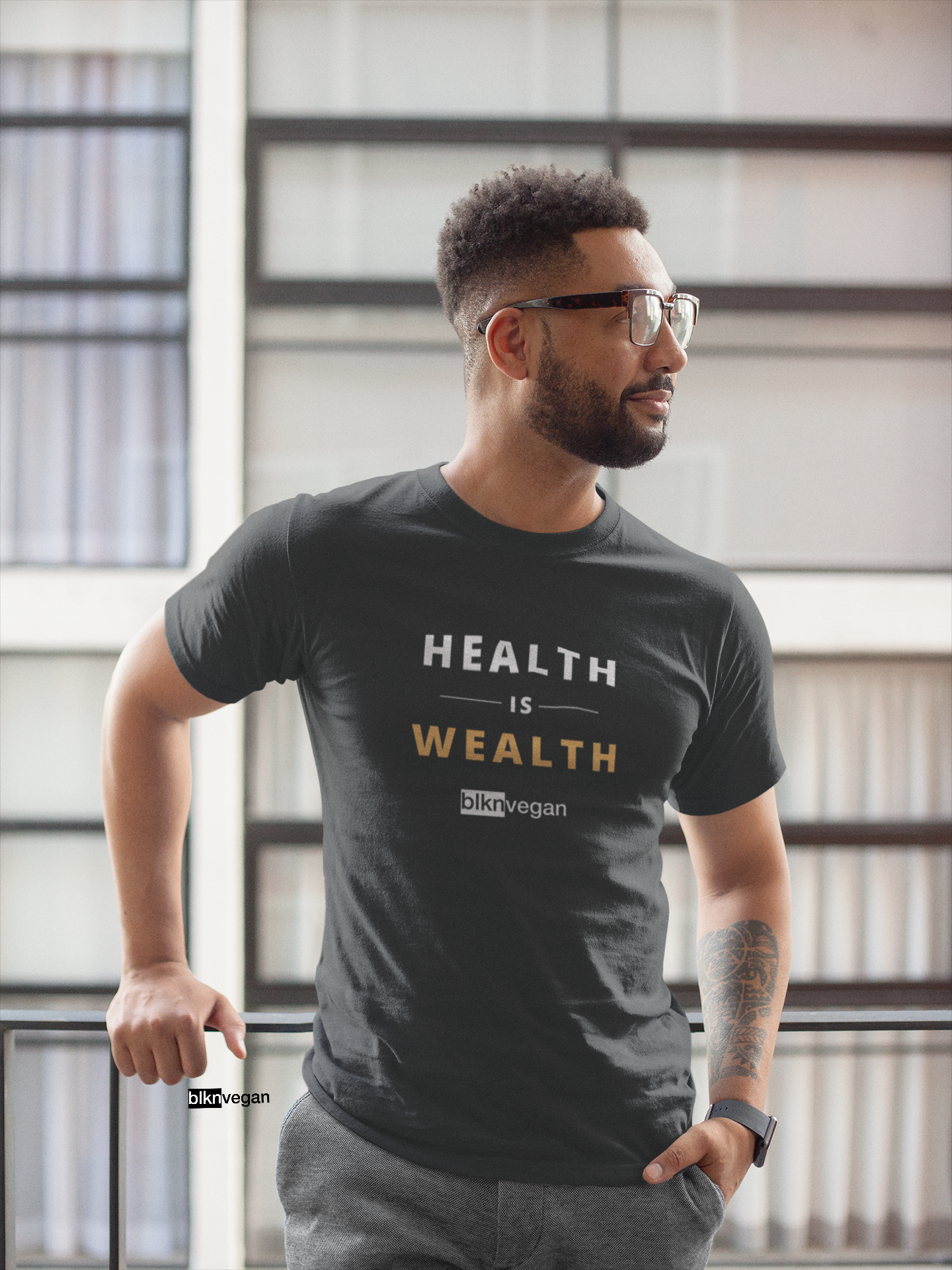 health is wealth t-shirt