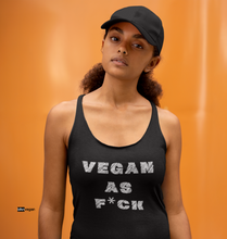 Load image into Gallery viewer, vegan as fck (women&#39;s) racerback tank
