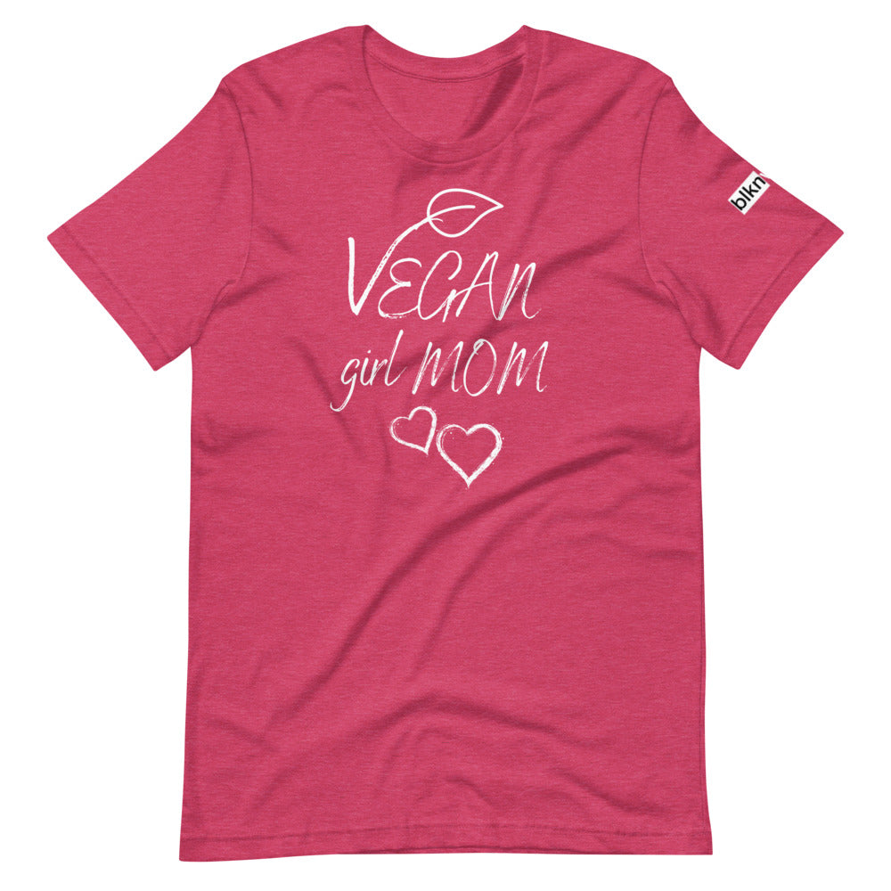vegan girl mom t-shirt