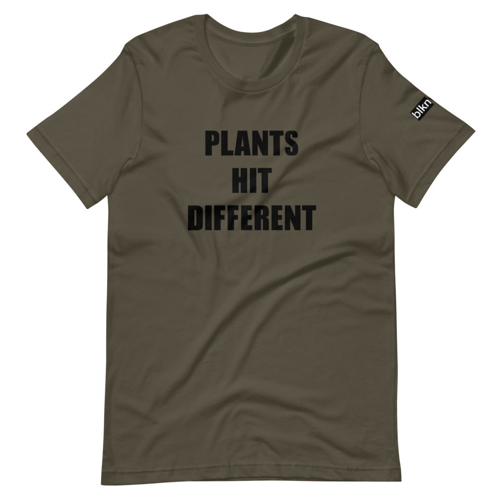 plants hit different t-shirt