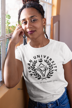 Load image into Gallery viewer, vegan university culinary t-shirt
