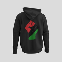 Load image into Gallery viewer, blknvegan pan-african BLM unisex hoodie
