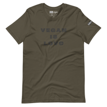 Load image into Gallery viewer, vegan is love t-shirt
